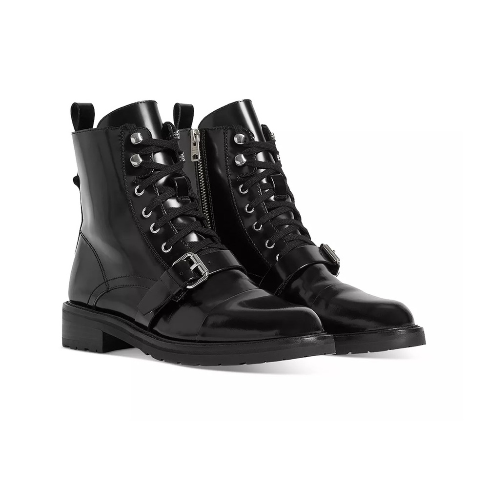 All Saints Black Combat Boots - Size 39 (US 9)